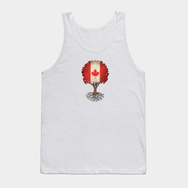 Tree of Life with Canadian Flag Tank Top by jeffbartels